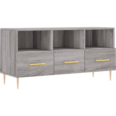 Maison Exclusive - TV-Schrank Grau Sonoma 102x36x50 cm Holzwerkst
