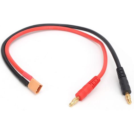 Ladekabel für B6-Lithium-Akku, 4-mm-Bananenstecker auf XT30, 12 AWG Silikonkabel, 30 cm (1/5)