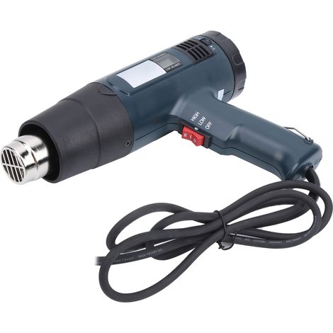 Pistolet à Air Chaud 1600W Professionnel avec Affichage Numérique et Thermostat Réglable - Prise Européenne (1/5)