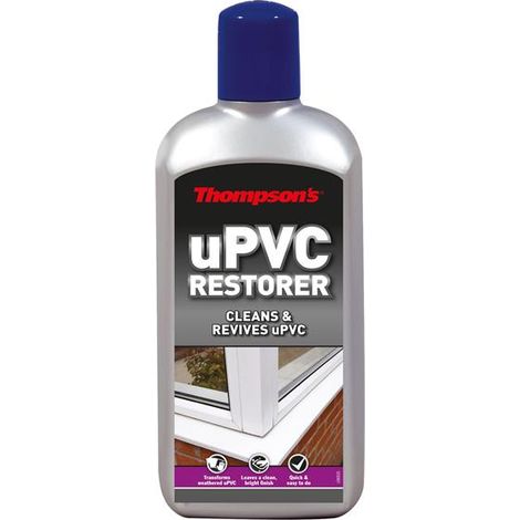 Thompson's uPVC Liquid Restorer 480ml - Water-based Non-Abrasive Cleaner by Ronseal