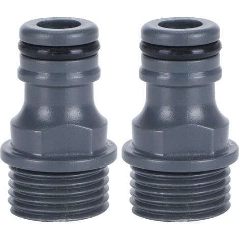 2PCS G1 / 2 Male Chile Connecteur rapide Connecteur Méllon Garden Tapé Adaptateur Adaptateur Irrigation Tool (1/5)