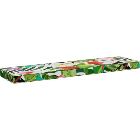 Coussin de banc 1 pièce VUGHT 100 % polyester Multicolore vidaXL