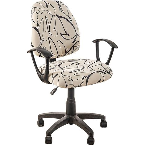 Housse chaise bureau sans accoudoirs, extensible, lavable, modèle 6