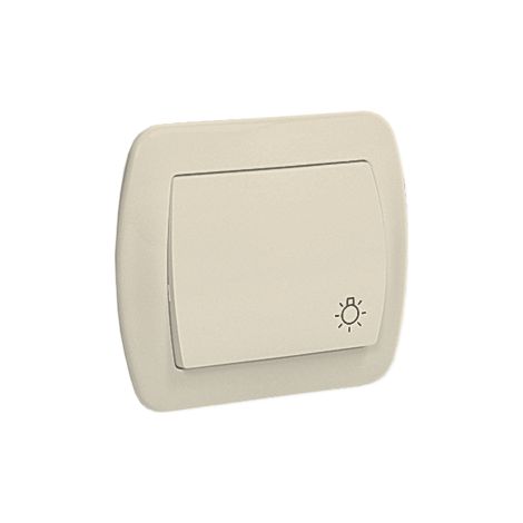 Bouton Éclairage - Beige - Monostable - Élégant - Fonctionnel (1/3)