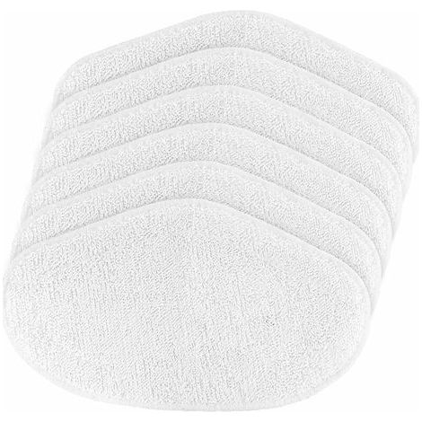Chiffons de rechange lavables pour balai vapeur Vaporetto, modèle PAEU0332, lot de 8 pièces, compatibles avec toutes les surfaces (1/4)