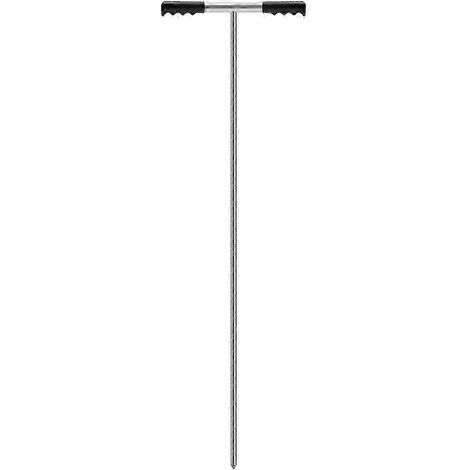 Sonde de sol à tige réglable de 32 à 48 pouces avec poignée en T pour la localisation de canalisations souterraines et de conduites d'eau. (1/5)