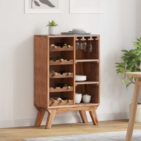 Regal Braun 60 x 30 x 90 cm Massives upgecyceltes Holz