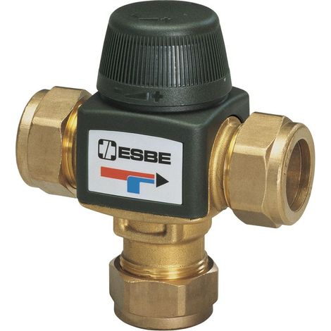 Mélangeur ESBE VTA 313 raccord à compression 15 mm 35-60°