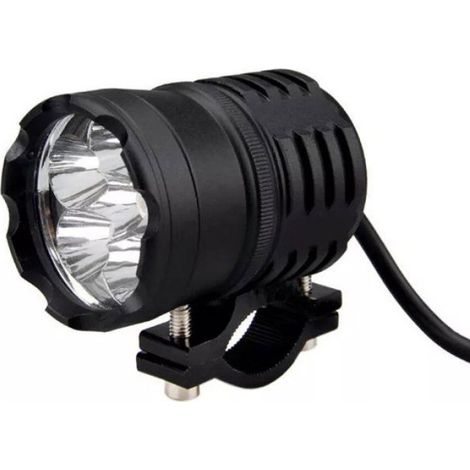 2 Feux antibrouillard LED, étanche 60W 12V-80V, projecteur aluminium, 3 modes lumière, pour moto (1/5)