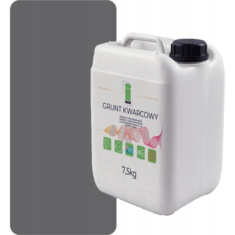 Imprimación de cuarzo para yeso decorativo gris oscuro D912 7,5 kg (1/5)