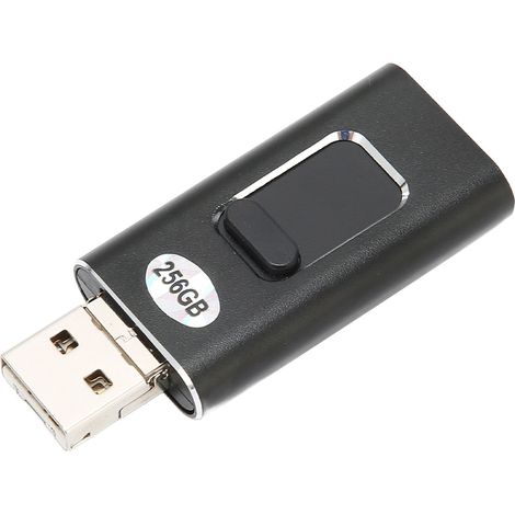 Clé USB 3.2 256 Go Double Connectique USB-C et USB-A, Compatible Téléphone, Tablette et Ordinateur, Plug-and-Play