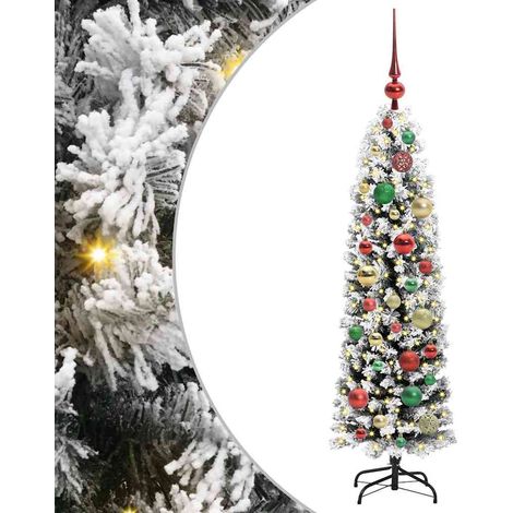 Árbol de Navidad artificial Verde 120 cm PVC, Acero y Plástico vidaXL