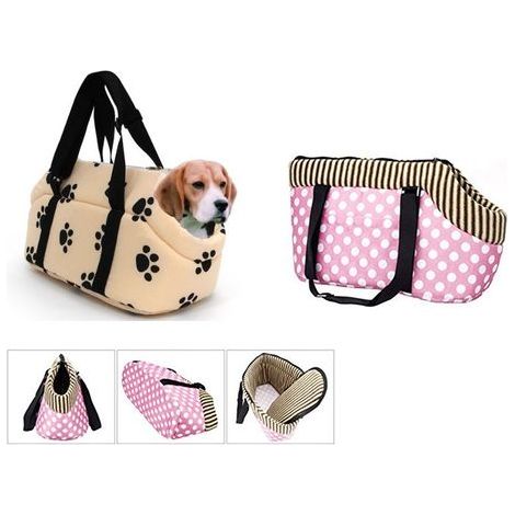 TrAdE Shop Traesio - Borsa Per Il Trasporto Con Zip Trasportino Cane Gatto Animali Domestici Taglia -    S-M (1/2)