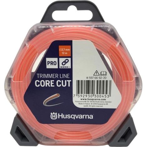 Filo di taglio riavvolgibile Husqvarna Corecut 2,7 mm x 12 m originale (1/2)