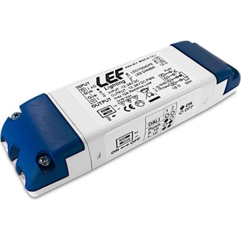 Lef lighting interruttore dimmerabile 12-24vdc 12a dimmerabile lecv1224dpe (1/2)