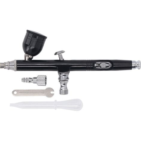 [JAMAIS UTILISÉ]Kit aérographe 6 cc pour peinture de maquettes, peinture murale, réparation de meubles et pâtisserie (diamètre 0,3 mm) (1/5)