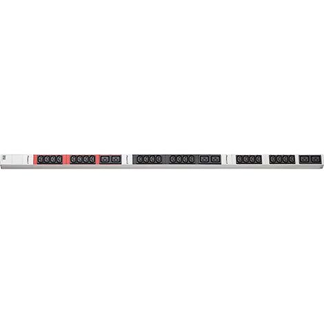 Bachmann PDU 400V schwarz und grau mit 30 C13- und C19-Steckdosen (1/2)