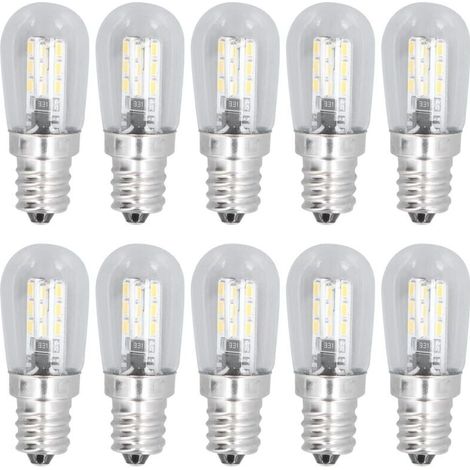 10 pièces LED E12 ampoule verre petit plafonnier ampoule 500LM applique ampoule pour chambre bureau 220V