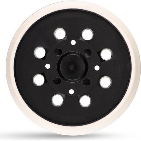 Professioneller 123-mm-Schleifteller mit Klettverschluss und 8 Staubabsaugöffnungen für PEX 300 AE und PEX 400 AE
