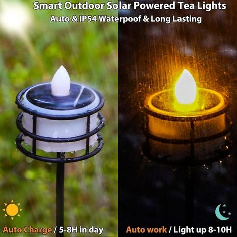 Lámpara solar LED con forma de búho gris,bonita lámpara de exterior con forma de animal,resistente al agua (1/5)