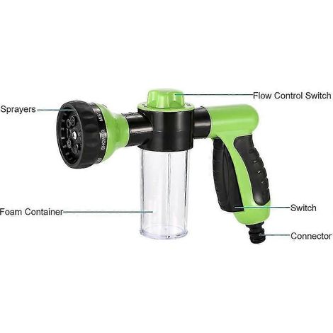 Multifunctional Garden Hose Nozzle - Foam Water Spray Gun (1/3)