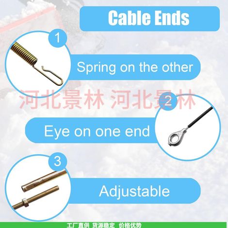 06900312 Auger cable is suitable for Ariens Gravely SNO-Thro snow blowers. (1/4)