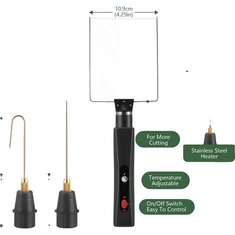Schaumschneider, einstellbare Temperatur, langlebiges Design, 3-in-1 (1/2)