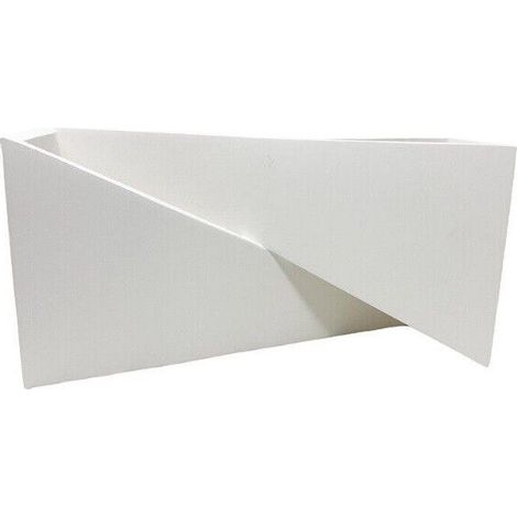 Applique da parete in gesso rettangolare doppia emissione attacco lampadine G9 (1/5)