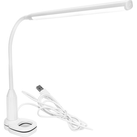 Lampe Clip LED Réglable USB - Bras Flexible - Éclairage de Bureau pour Lecture Tatouage Manucure - 1 Pièce (1/5)