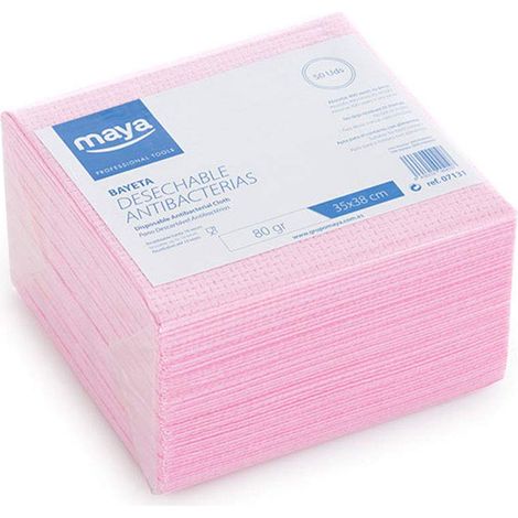 Maya 07131 – Panni usa e getta antibatterici, 80 g/m2, 50 pezzi