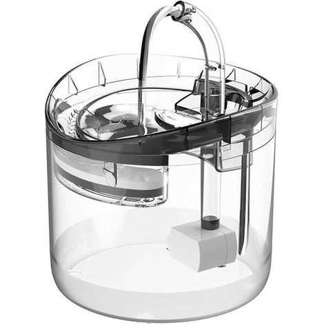 1.8L Automatic Recyclable Cat Fountain - Silent Water Dispenser for Cats and Dogs, EU Plug (1/4)
