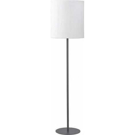 [NEUWERTIG] Pr Home Außenstehleuchte Lampe Agnar Dunkelgrau Weiß 156 Cm Textil Metall E27 B-Ware