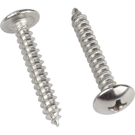 Vis autotaraudeuses Phillips - M3 M4 M5 M6 - Vis en métal et acier inoxydable - Tête champignon (1/5)