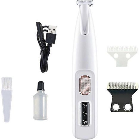 Outil de toilettage pour chat, tondeuse à poils d'animaux silencieuse et sans fil pour poils épais