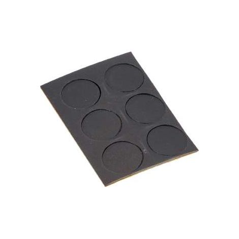 Copriforo Adesivo Nero