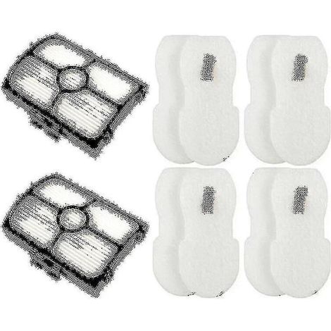 Kit de filtre de remplacement pour aspirateur balai filaire Stratos Ultralight Duoclean Powerfins Hz3000 Hz3002 (1/3)