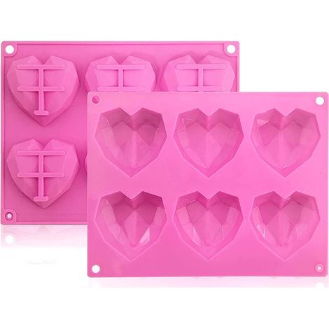 Herzförmige Silikonform – 3D-Backform – Valentinstag (1/2)