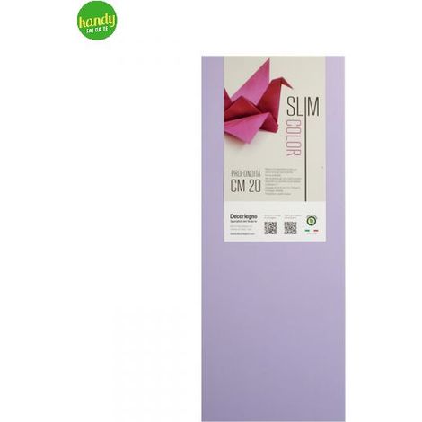 Mensola Decorlegno color malva 40 x 20 x 1,8 cm