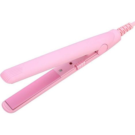 1 Mini Lisseur, Plaque Céramique Tourmaline, Fonction Boucler, Chauffage Uniforme, Pour Cheveux Courts Voyage (1/5)