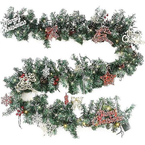 Décorez des guirlandes lumineuses pour illuminer toutes sortes de boules, fleurs, décorations de Noël et cheminées. (1/5)
