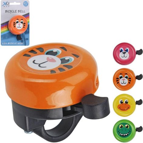 XQMAX timbre bici infantil surtido , Timbre bici infantil surtidoDecorados surtidos, se envía según disponibilidadFacil de anclar al manillarMedidas: 53 mm. (1/3)