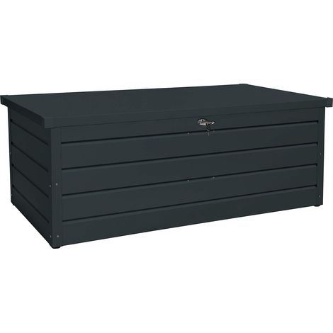 Duramax Cuscino in Metallo Palladio e Panca Piccola, 710 L, con Cilindro Idraulico a Gas e Manico chiudibile, Anthracite (1/5)