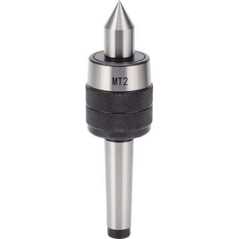 Centre tournant rotatif MT2 – précision – outil tour métal – fraisage – conique (1/5)