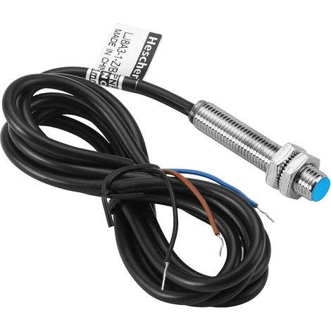 M8 capteur de proximité inductif Interrupteur Type de Bouclier LJ8A3-1-Z/BY détecteur 1mm 10-30VDC 200mA PNP normalement Ouvert (NO) 3 Fils
