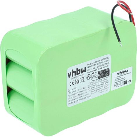 vhbw batteria compatibile con Shark EV729, Pet Perfect Bagless, FM26K, SV70, SV70ZN, SV70 Pet Perfect, SV719 aspirapolvere (3000mAh, 14,4V, NiMH)