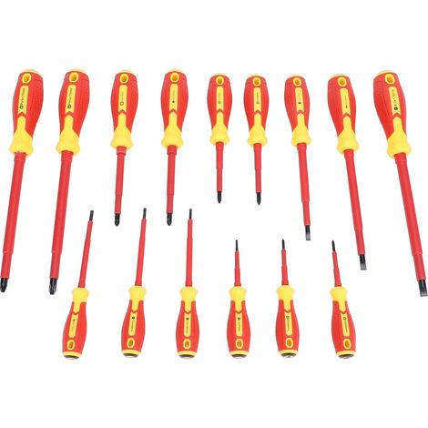 Coffret tournevis isolés, 1000V, pour électricité et atelier (1/5)