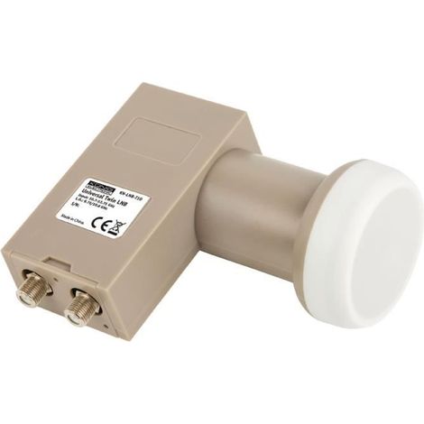 double-tête satellite (LNB) universelle 0,2 dB