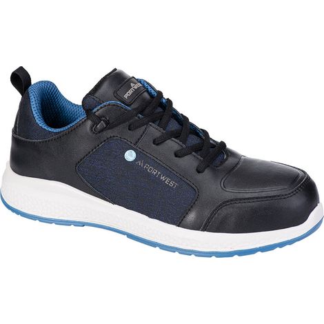 Basket Eco-conçu Composite S3s Sr - Taille 43 - Noir/bleu - Portwest