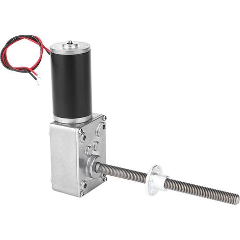 Moteur à vis sans fin, arbre à vis de 8mm à haute Torsion avec bride pour fenêtre électrique, rapport de réduction 200 (1/5)