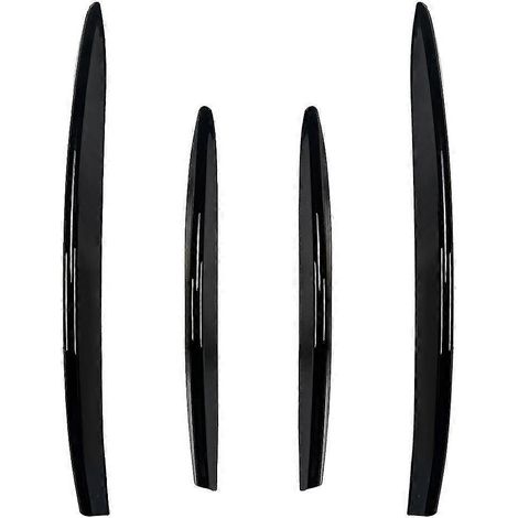 Frontstoßstange mit Windmesser-Spoilerleiste für Mercedes-Benz CLA-Klasse C118 X118 AMG Line ab Facelift (ab 2023) – Schwarz (1/4)